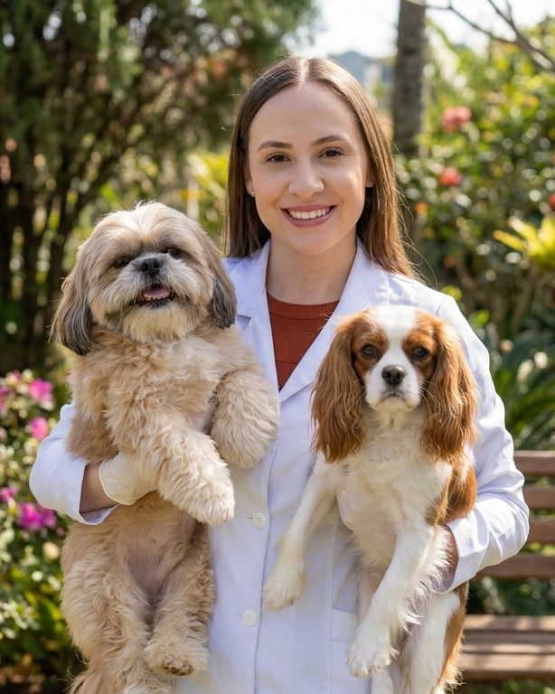 Dra. Gabriely Moura, médica veterinária